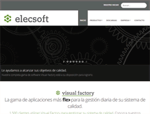 Tablet Screenshot of elecsoft.com